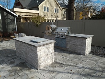 outdoor kitchen